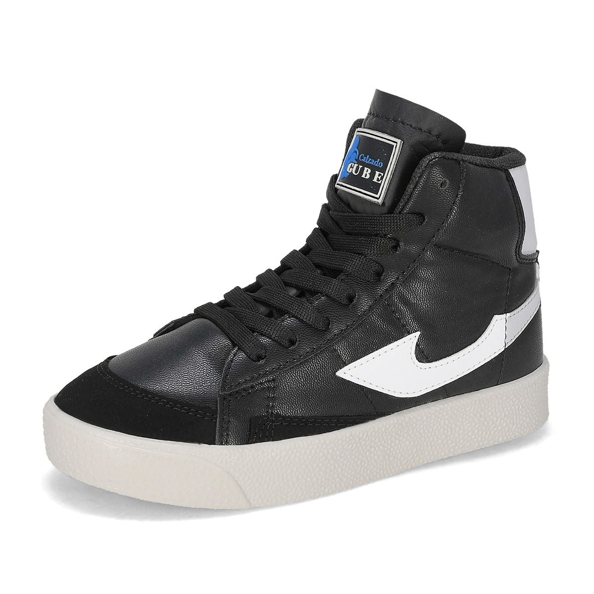 URBANO INFANTIL GUBE BLISER NEGRO/BLANCO-OUTLET