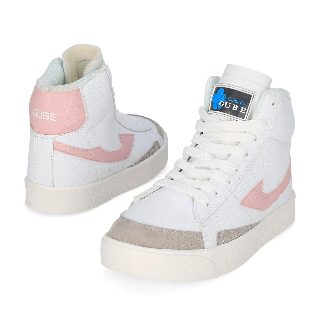 URBANO INFANTIL GUBE BLISER BLANCO/ROSA-OFERTA