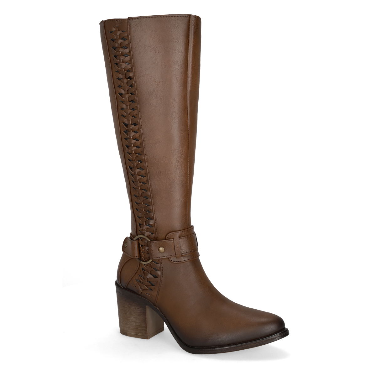 BOTA LARGA TACON MUJER MAQUECH 3085 CAMEL