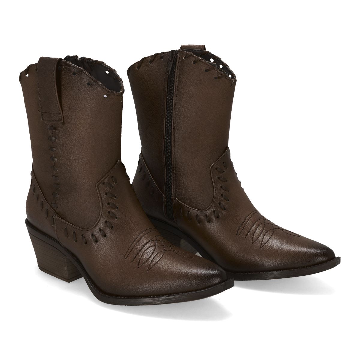 BOTIN VAQUERO MUJER LADY CAROLINA 8054 CAMEL-OUTLET