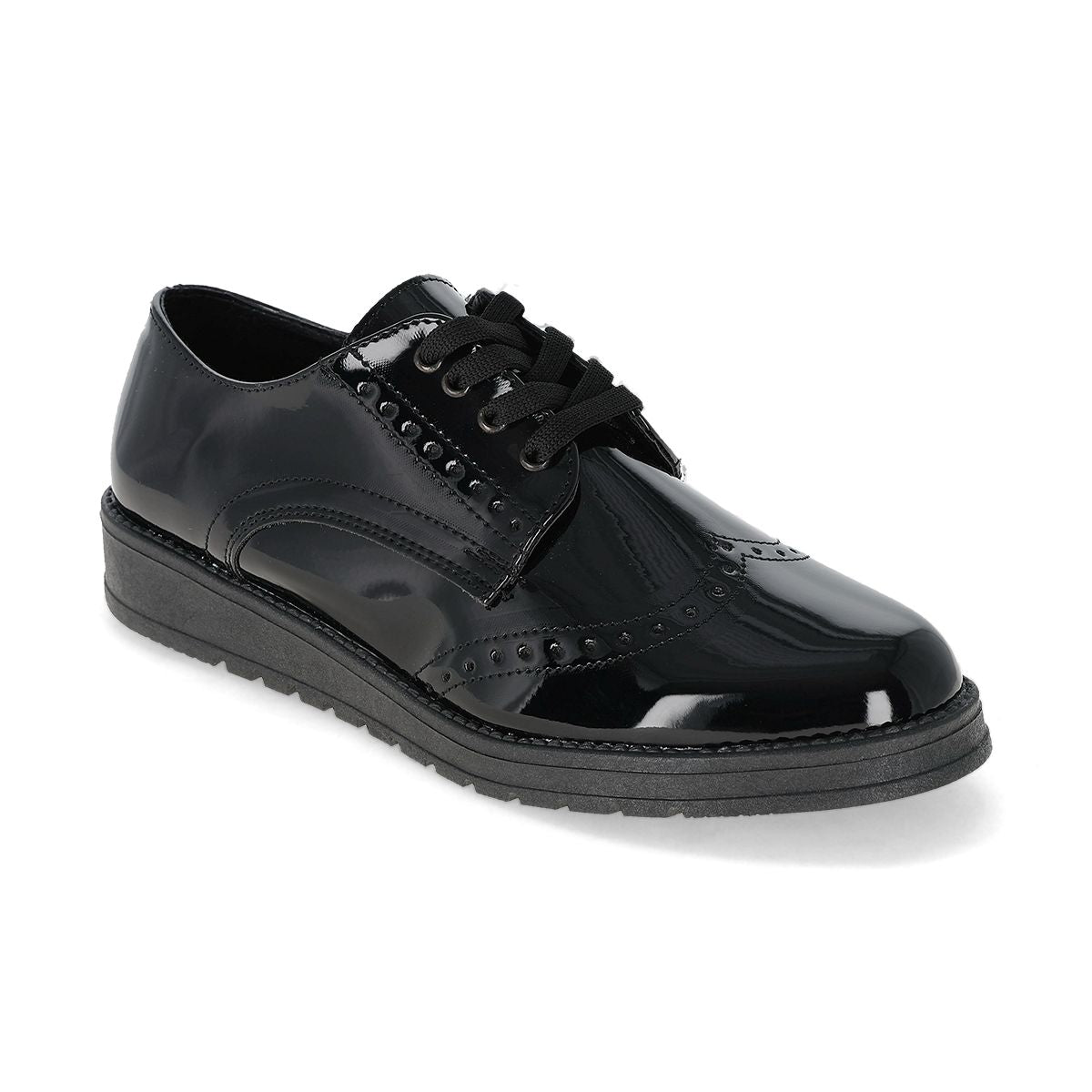 CASUAL MUJER MANHATTAN SHOES 6058 NEGRO CHAROL -OUTLET