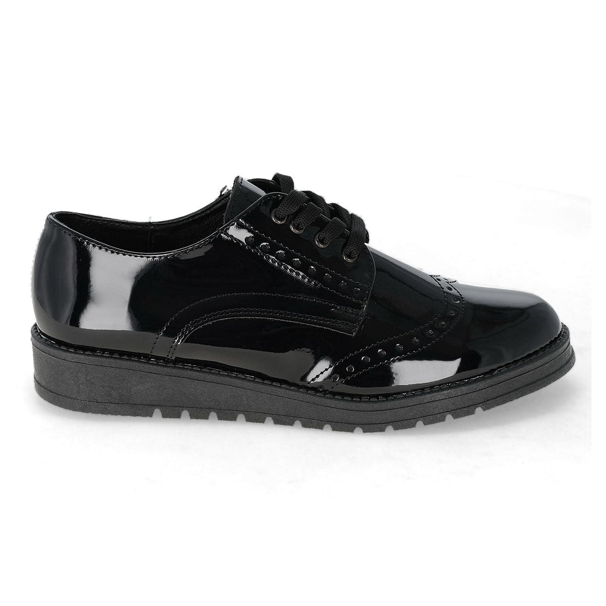 CASUAL MUJER MANHATTAN SHOES 6058 NEGRO CHAROL -OUTLET