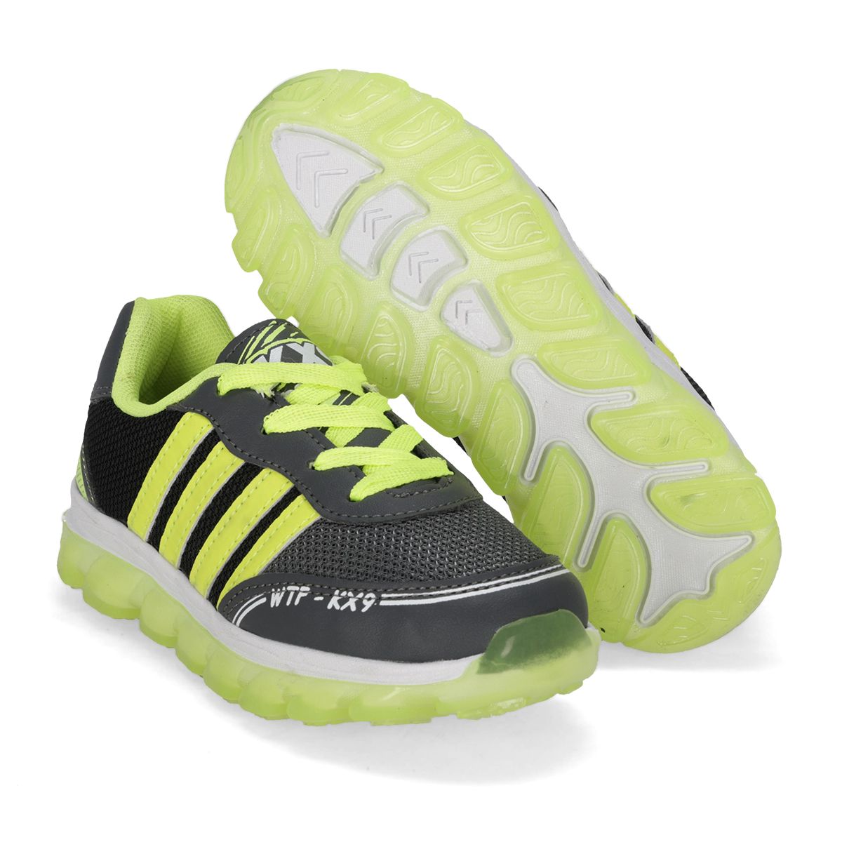 DEPORTIVO INFANTIL KX9 1525 OXFORD/NEGRO/AMARILLO -OUTLET