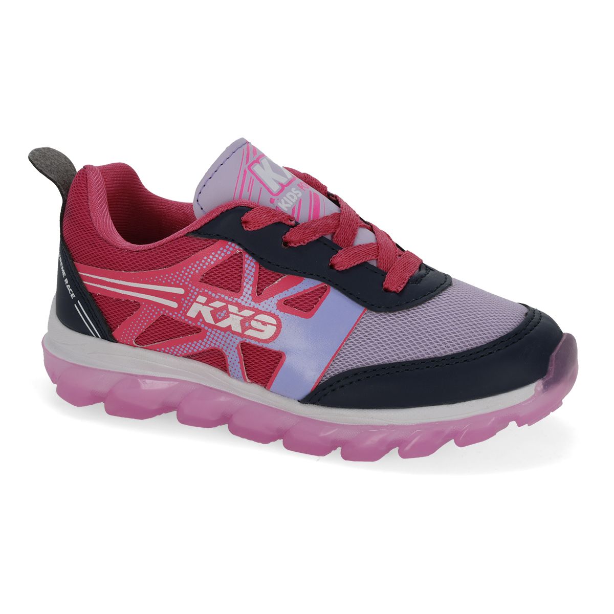 DEPORTIVO INFANTIL KX9 1526 MARINO/FIUSHA/LILA-OUTLET