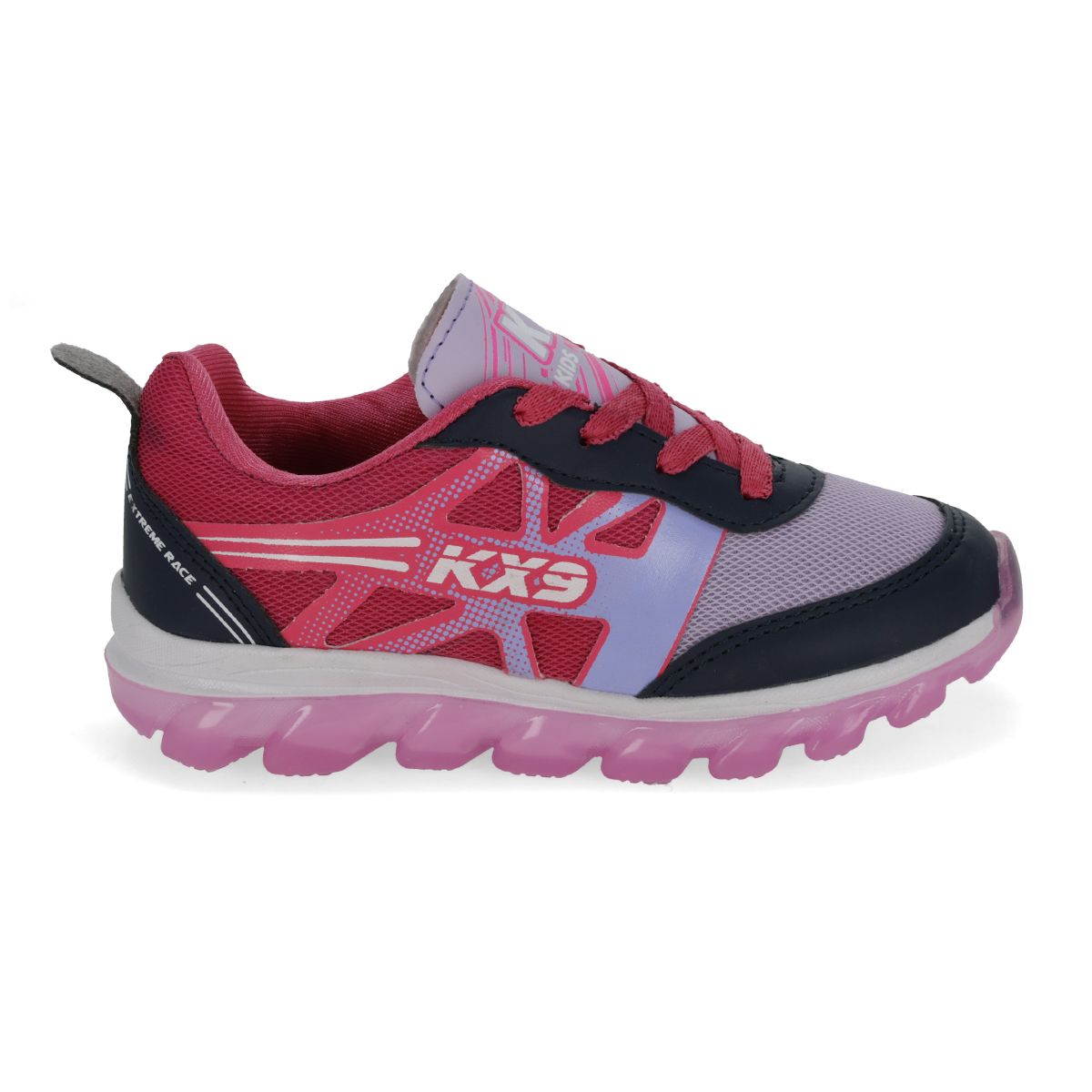 DEPORTIVO INFANTIL KX9 1526 MARINO/FIUSHA/LILA-OUTLET