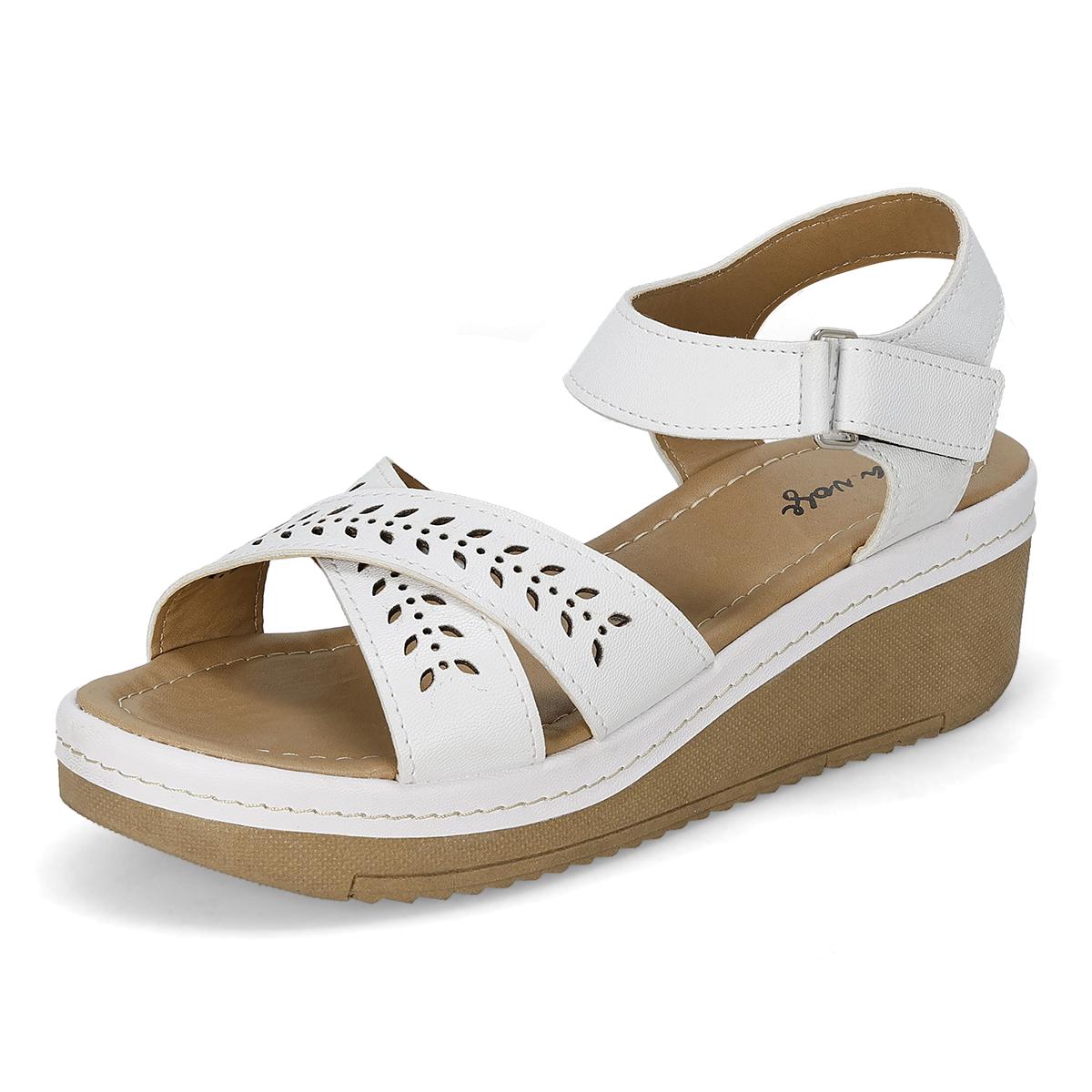 SANDALIA PLATAFORMA MUJER MOA VOGE 173 BLANCO-OFERTA