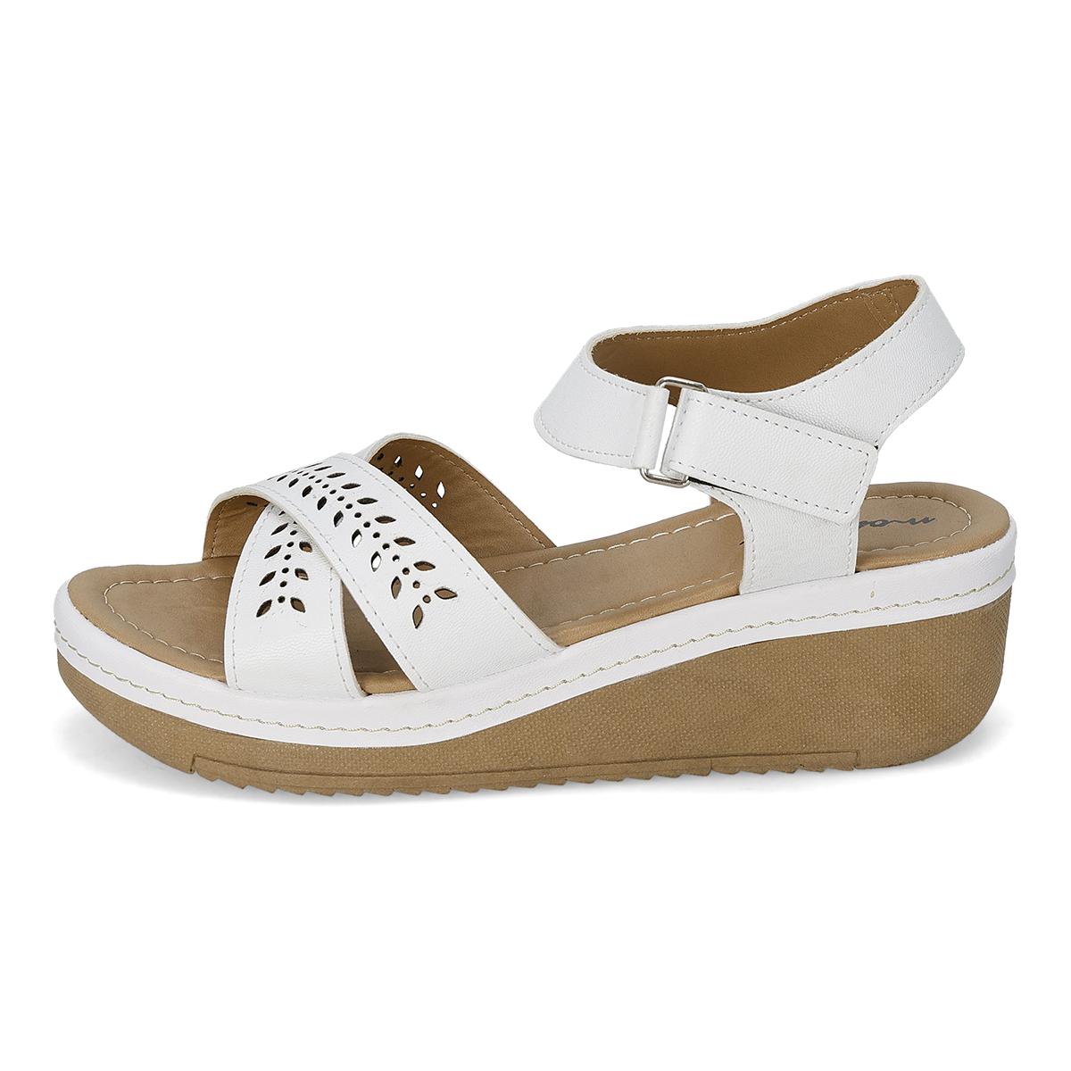 SANDALIA PLATAFORMA MUJER MOA VOGE 173 BLANCO-OFERTA