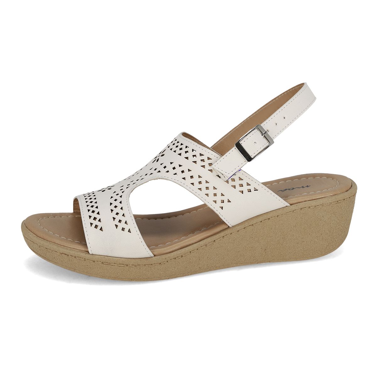 SANDALIA DE CUÑA MUJER MOA VOGE 3081 LATTE-OUTLET