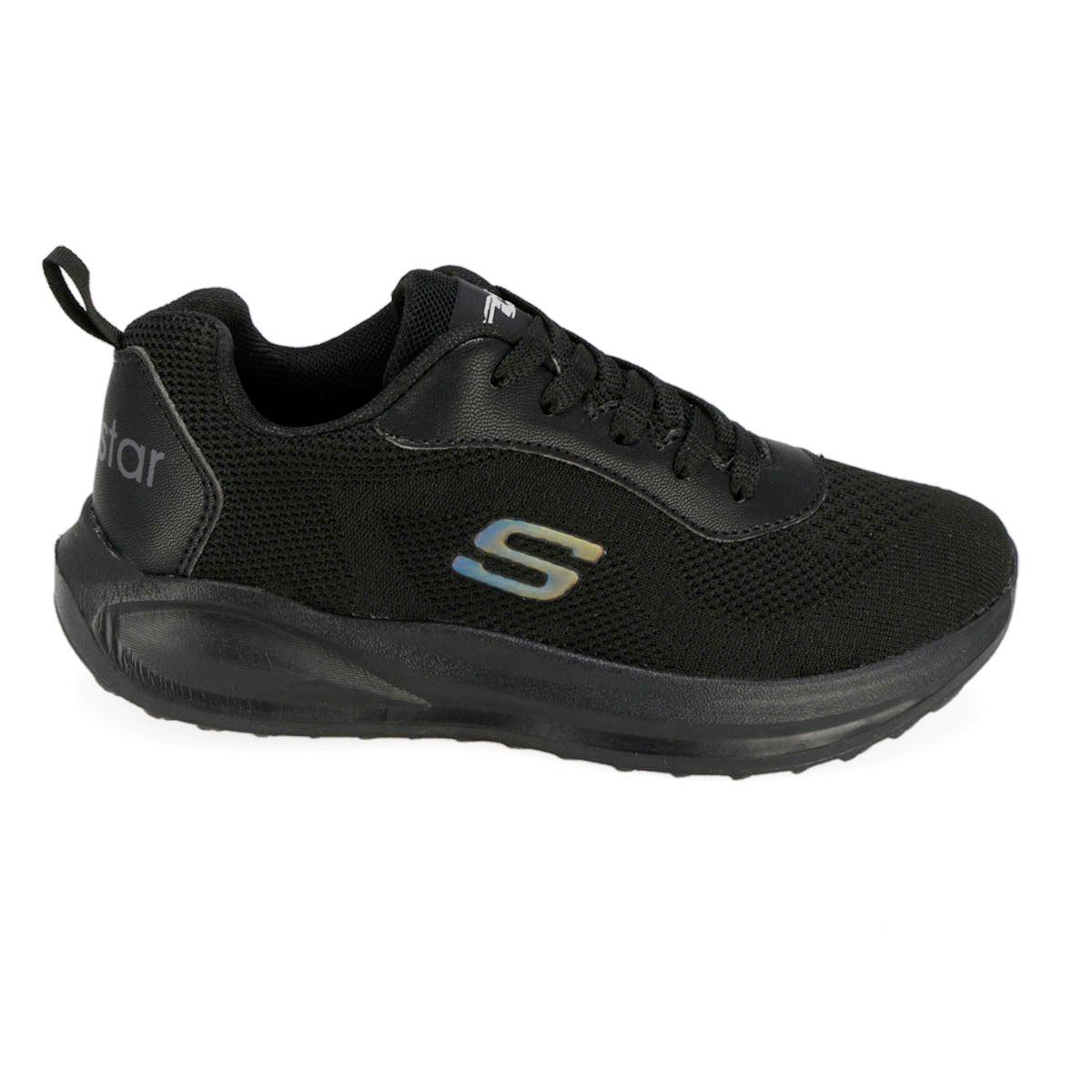 DEPORTIVO MUJER NEW STAR RN-22 NEGRO TOTAL-OFERTA