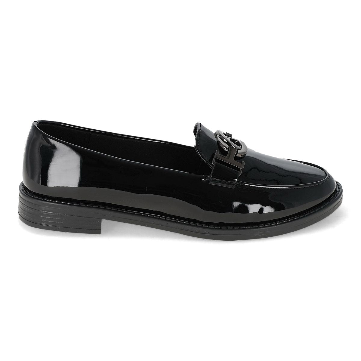 CASUAL MUJER SEVEN GREEN 20710A NEGRO CHAROL-OUTLET