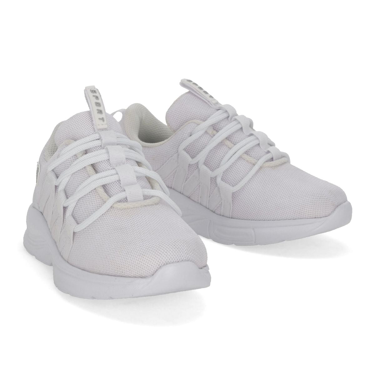 DEPORTIVO INFANTIL RUN PREMIUM 052 BLANCO/BLANCO-OUTLET