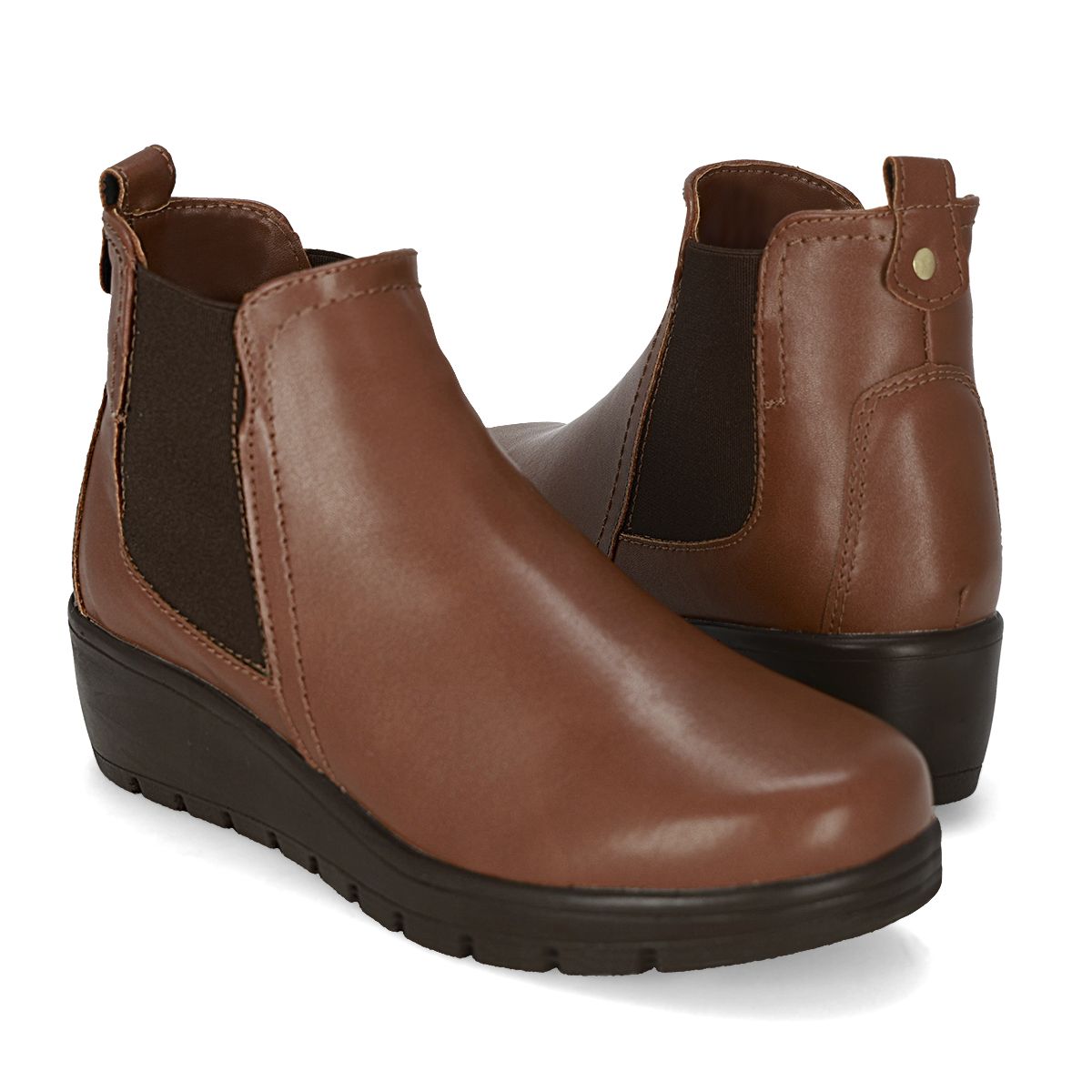 BOTÍN PISO MUJER BON WILD 5500 LADRILLO-OUTLET