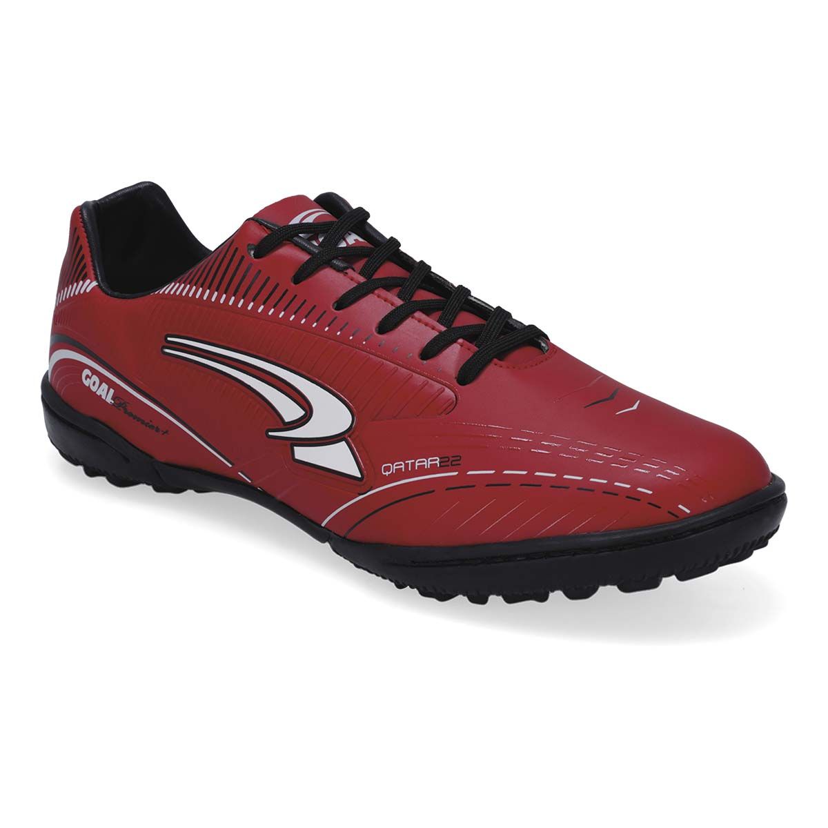 INDOOR HOMBRE GOAL 173 ROJO/NEGRO/BLANCO-OUTLET