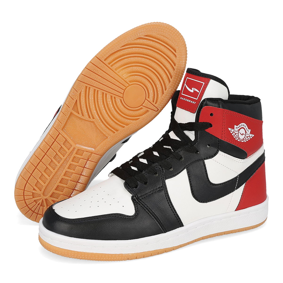 URBANO INFANTIL HARDBRAST HB2021 BLANCO/NEGRO/ROJO