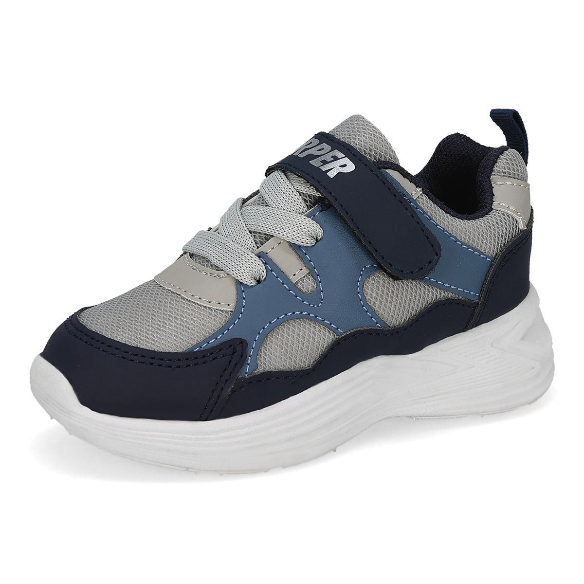 DEPORTIVO INFANTIL GARPER 590 GRIS/DENIM/MARINO