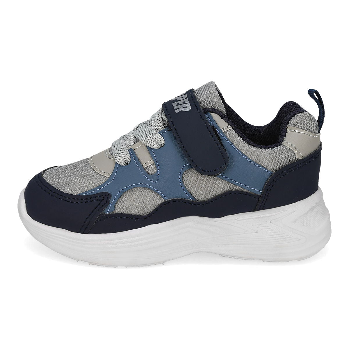 DEPORTIVO INFANTIL GARPER 590 GRIS/DENIM/MARINO