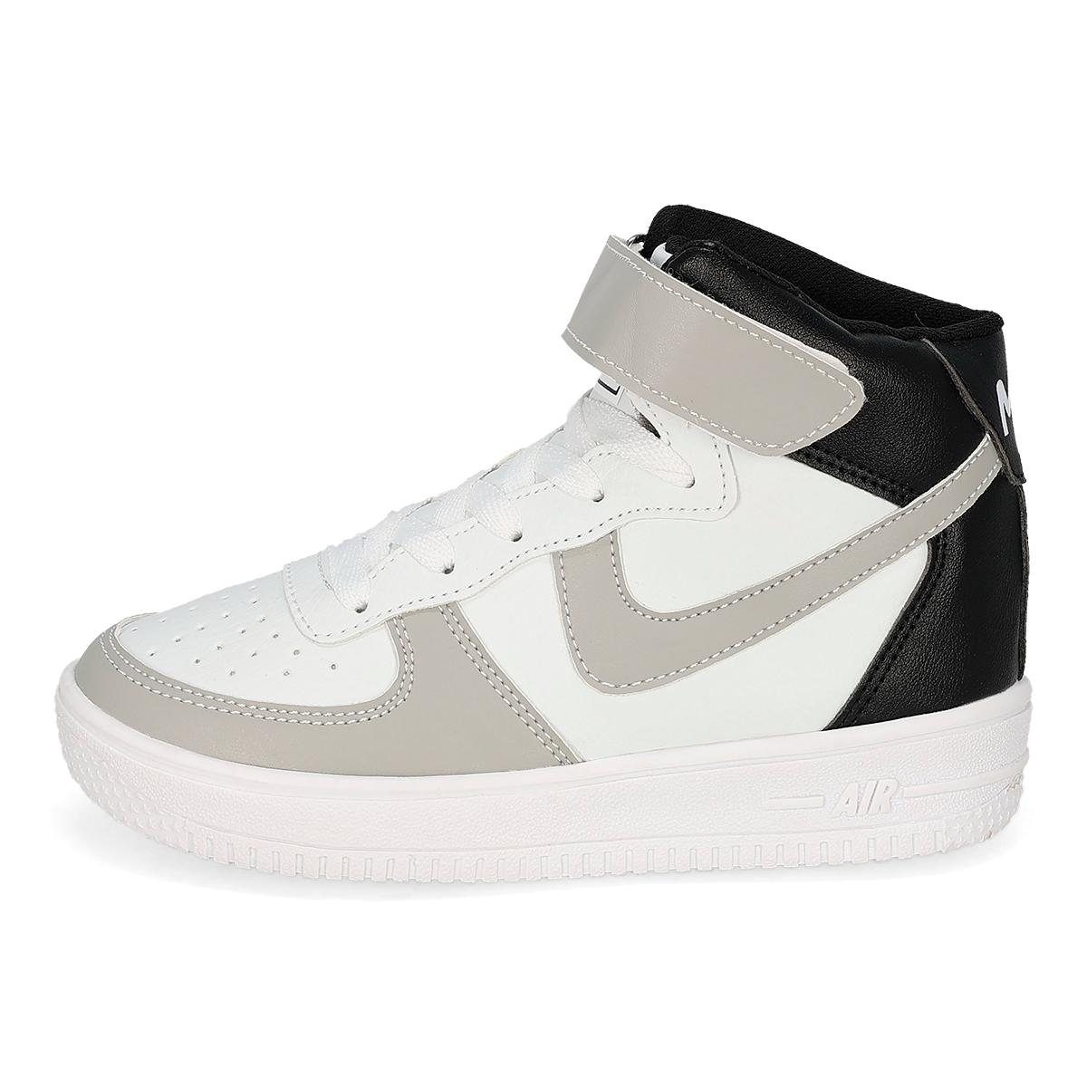 URBANO INFANTIL MS RUNNING 231-14 BLANCO/GRIS/NEGRO