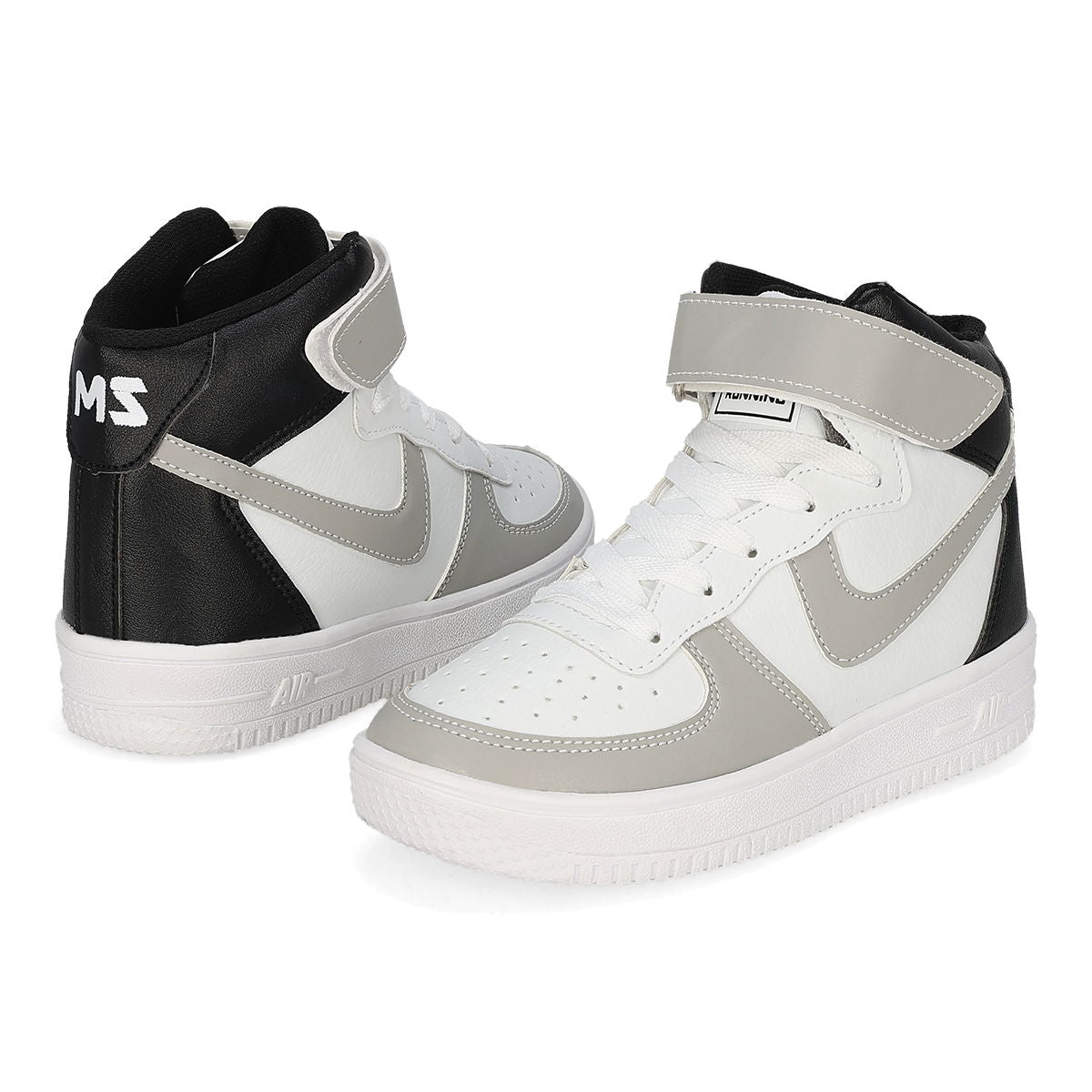 URBANO INFANTIL MS RUNNING 231-14 BLANCO/GRIS/NEGRO