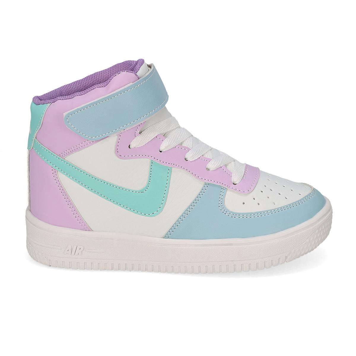URBANO INFANTIL MS RUNNING 231-14 BLANCO/CIELO/LILA -OFERTA