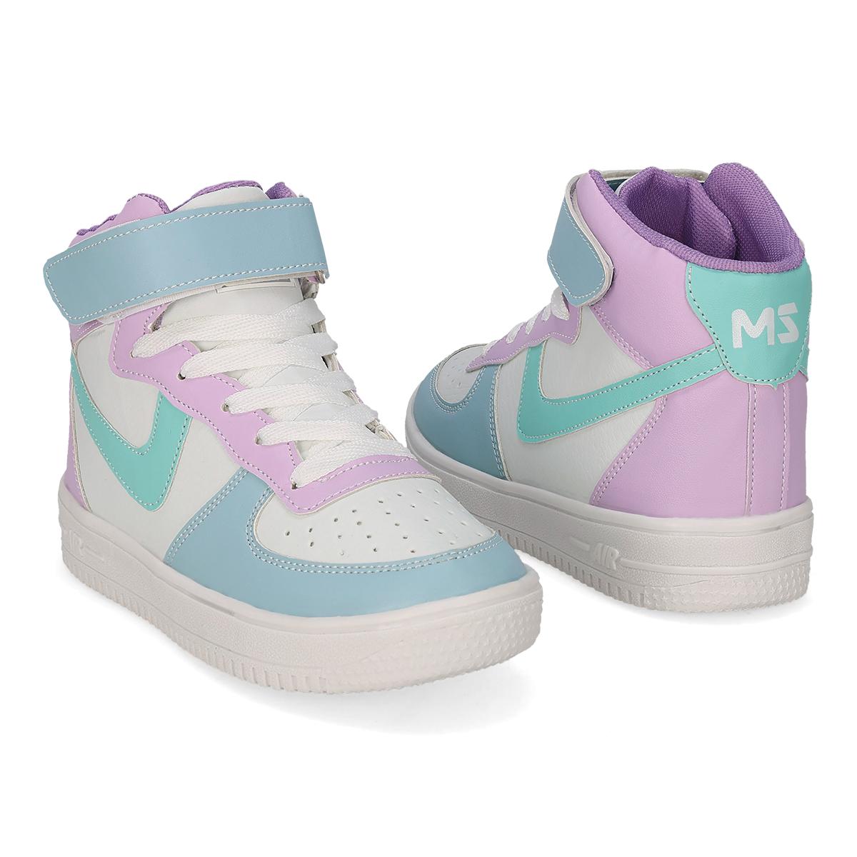 URBANO INFANTIL MS RUNNING 231-14 BLANCO/CIELO/LILA -OFERTA