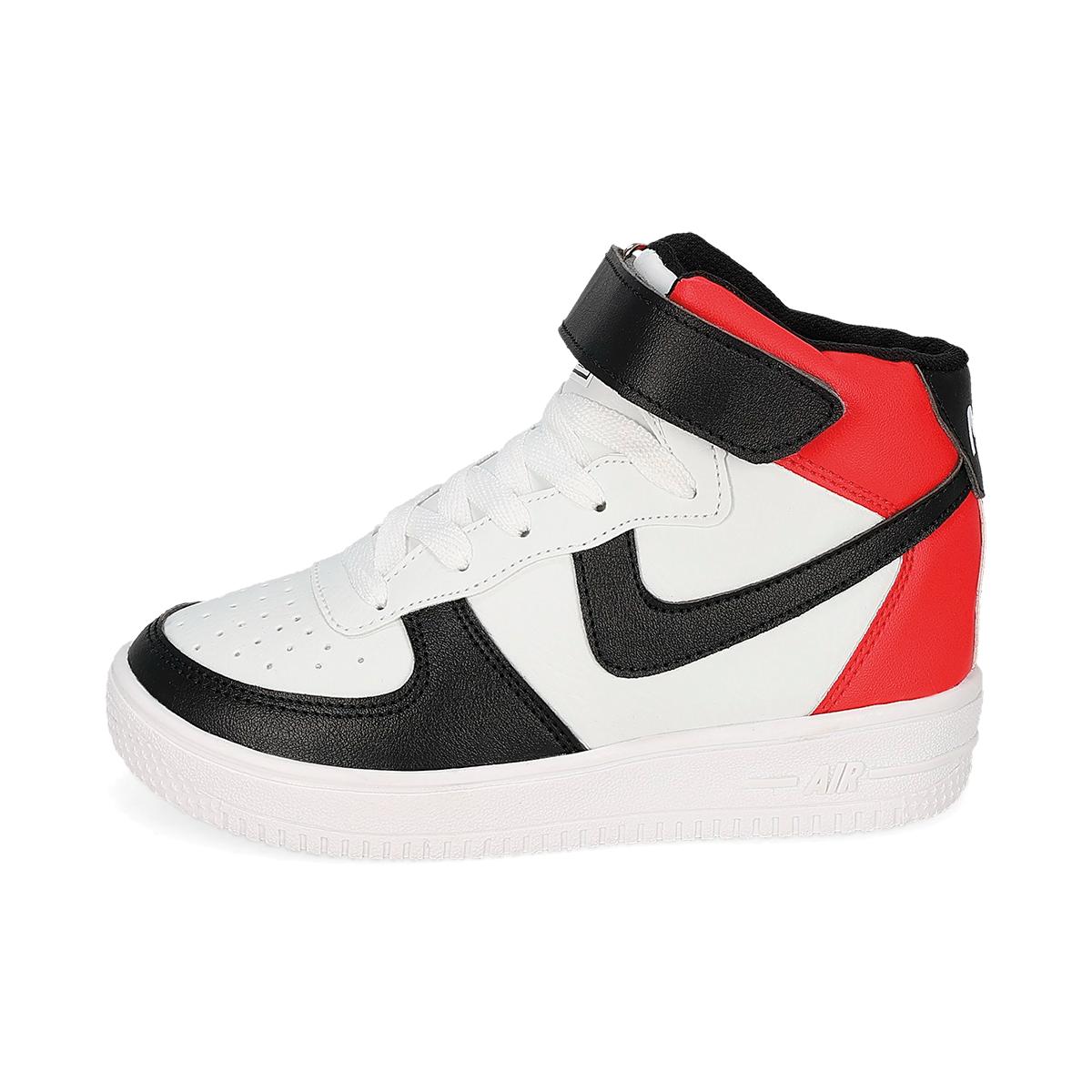 URBANO INFANTIL MS RUNNING 231-14 BLANCO/NEGRO/ROJO