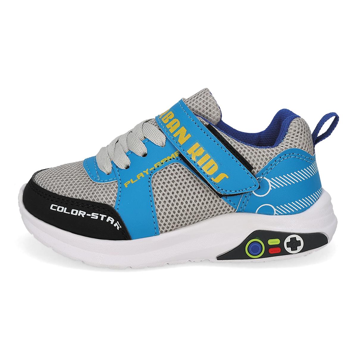 DEPORTIVO INFANTIL LEONETI GAME GRIS/REY-OFERTA