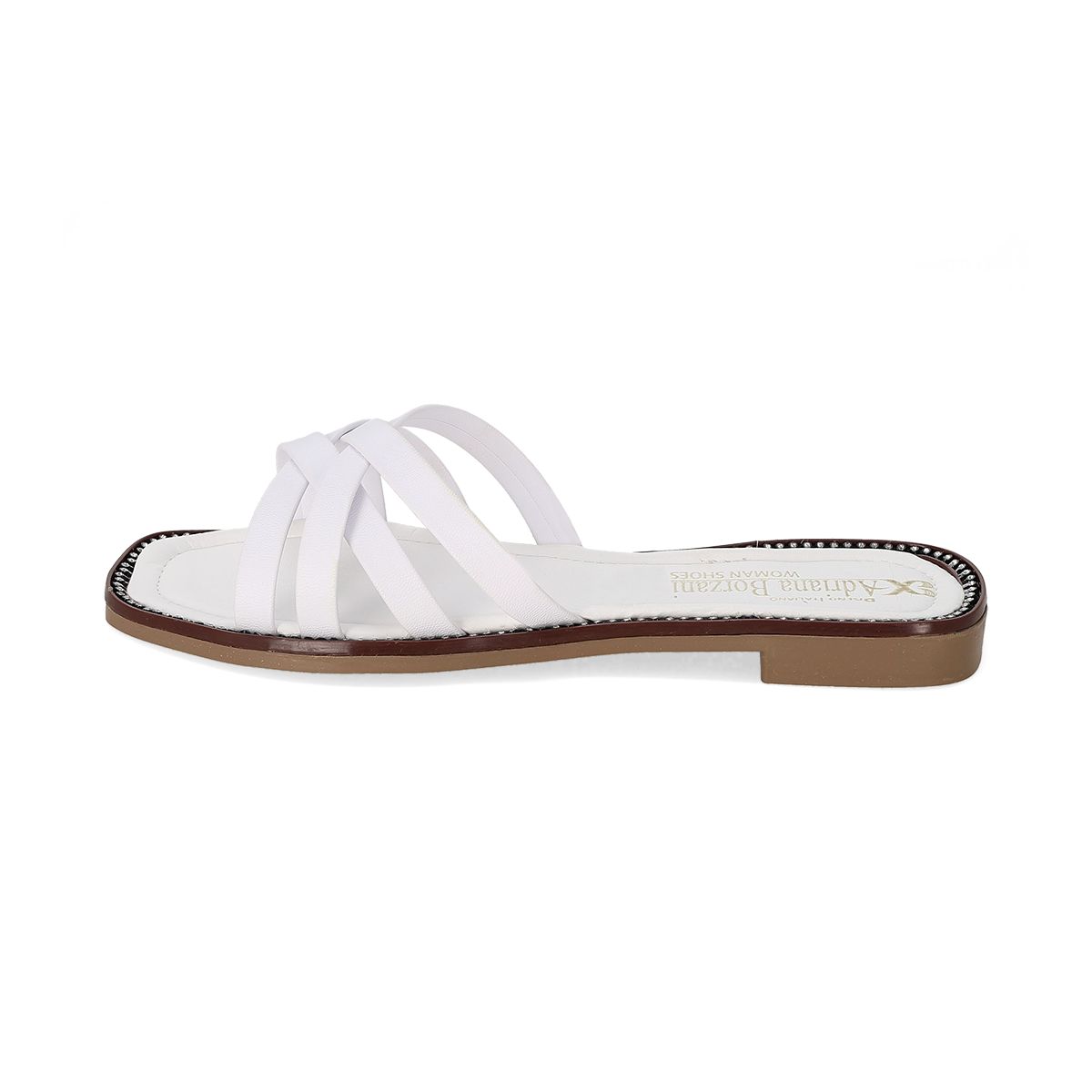 SANDALIA PISO MUJER ADRIANA BORZANI 602 BLANCO-OUTLET