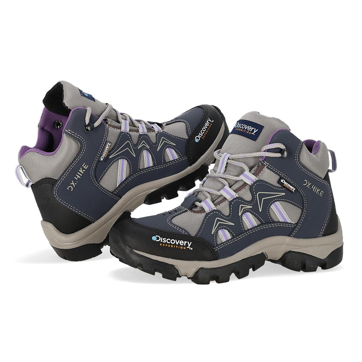 BOTA HIKING MUJER DISCOVERY 2505 GRIS/MARINO-OFERTA