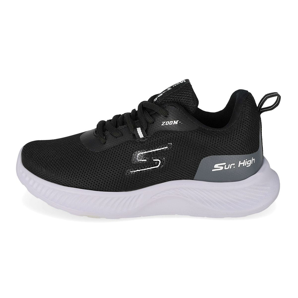 DEPORTIVO MUJER SUR HIGH 125 NEGRO/BLANCO-OUTLET
