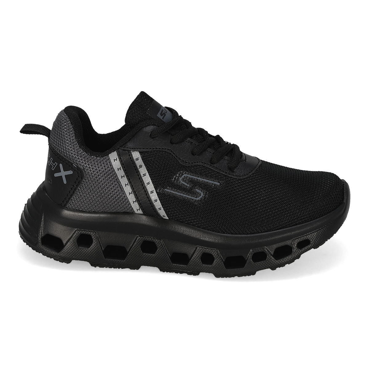 DEPORTIVO INFANTIL SUR HIGH 1000 NEGRO/NEGRO-OFERTA