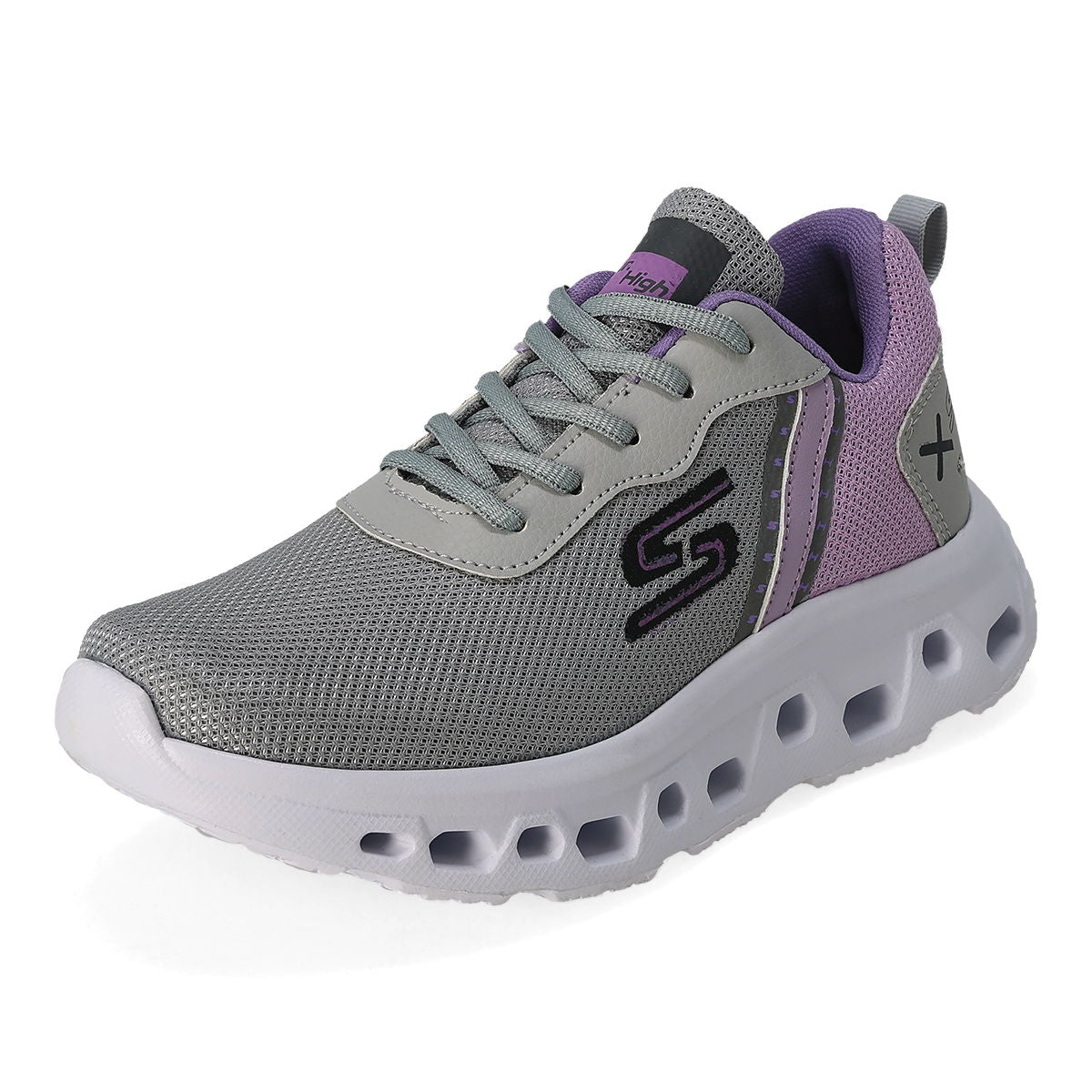 DEPORTIVO MUJER SUR HIGH 1000 GRIS/LILA-OFERTA