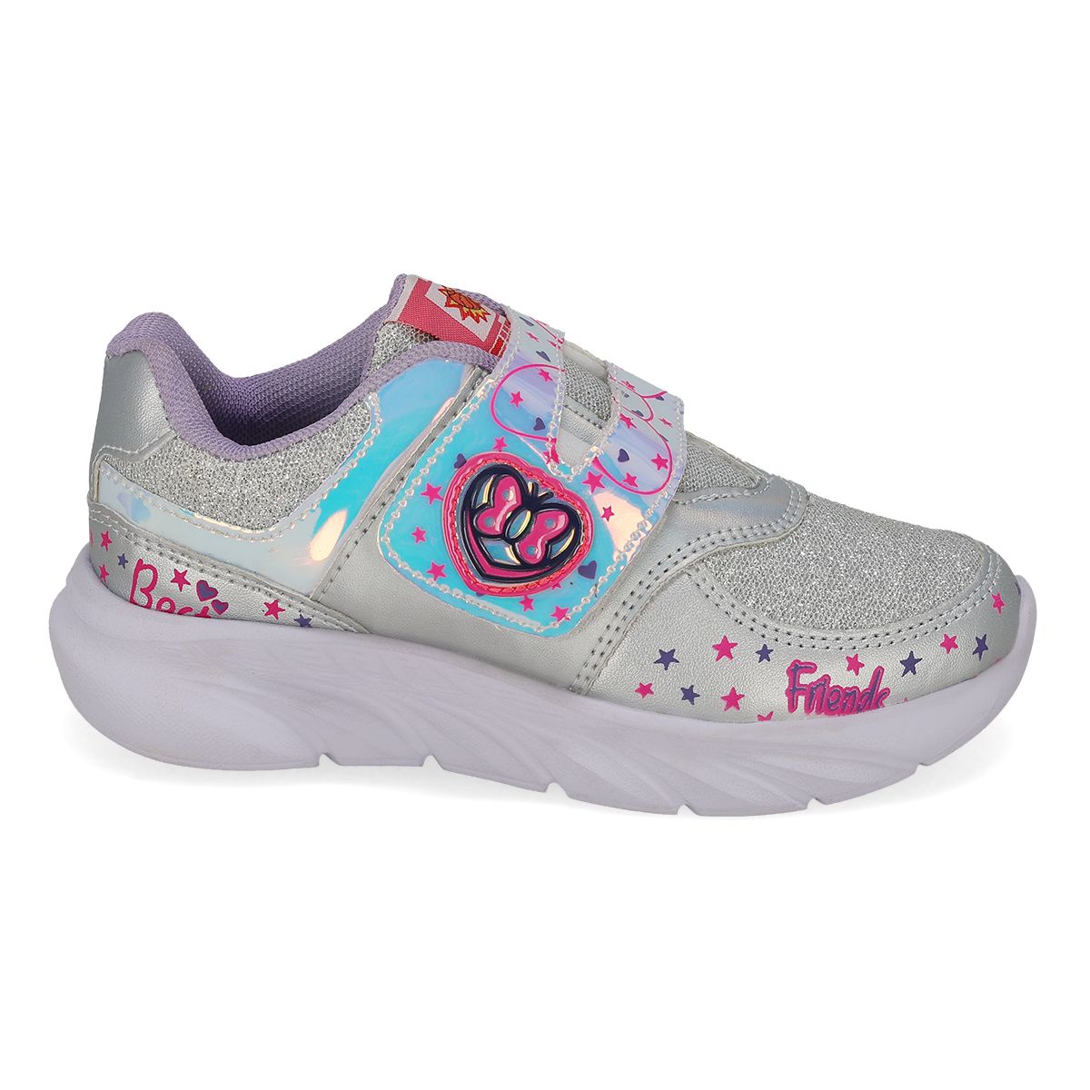 DEPORTIVO INFANTIL SUNS 706 PLATA/FIUSHA-OUTLET