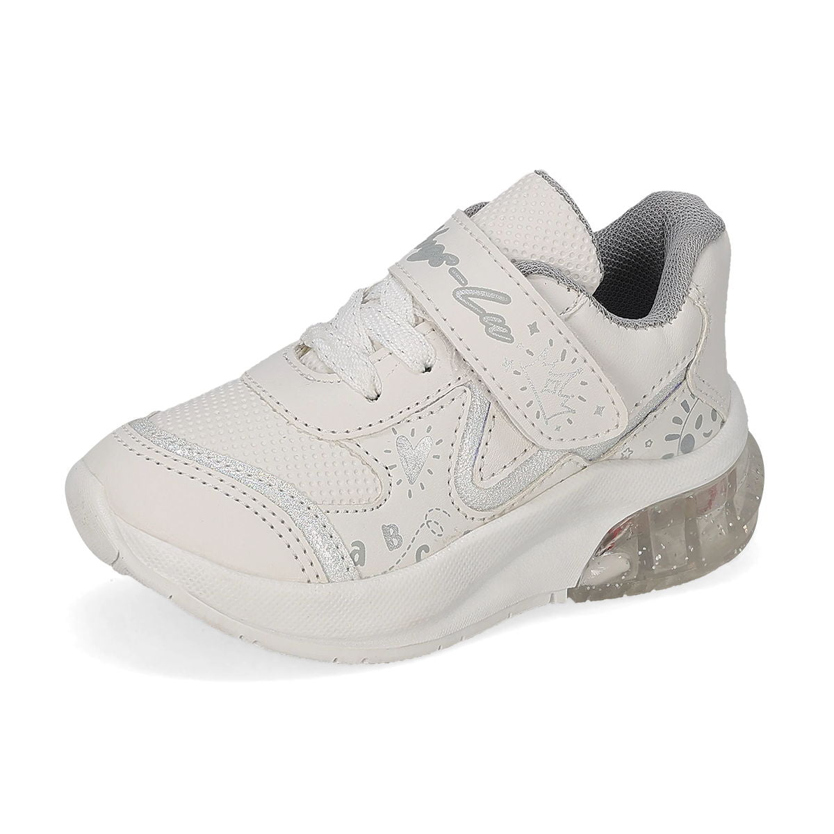 LUCES LED INFANTIL KINGS-LU 1696-F BLANCO/PLATA