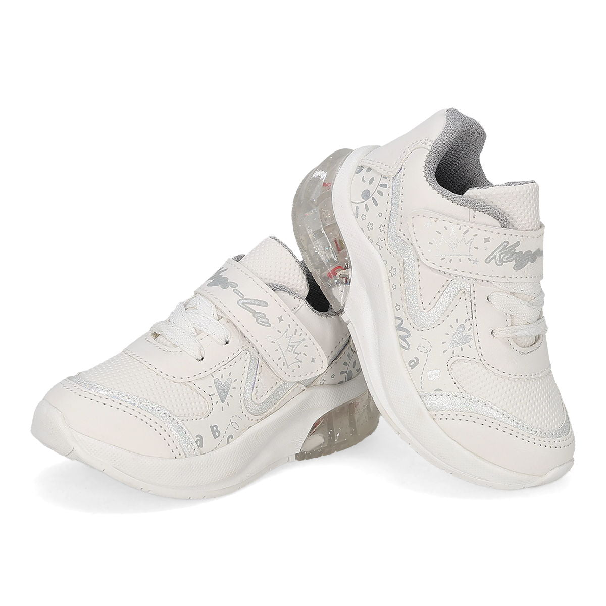 LUCES LED INFANTIL KINGS-LU 1696-F BLANCO/PLATA