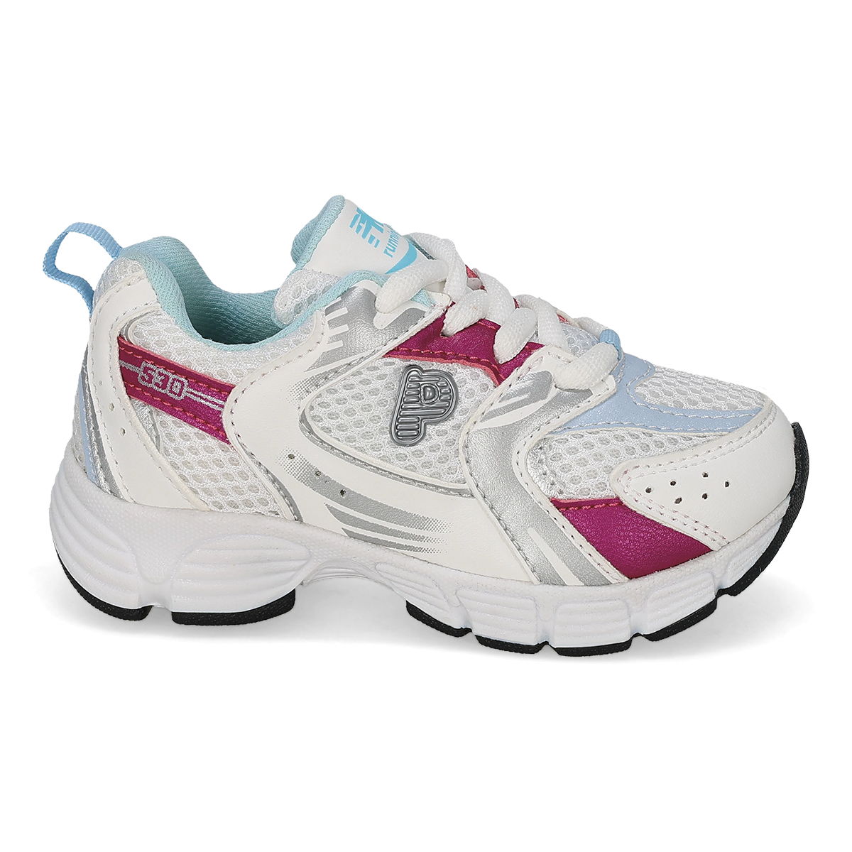 DEPORTIVO INFANTIL PLAYKIDS 530 BLANCO/MAGENTA -OUTLET