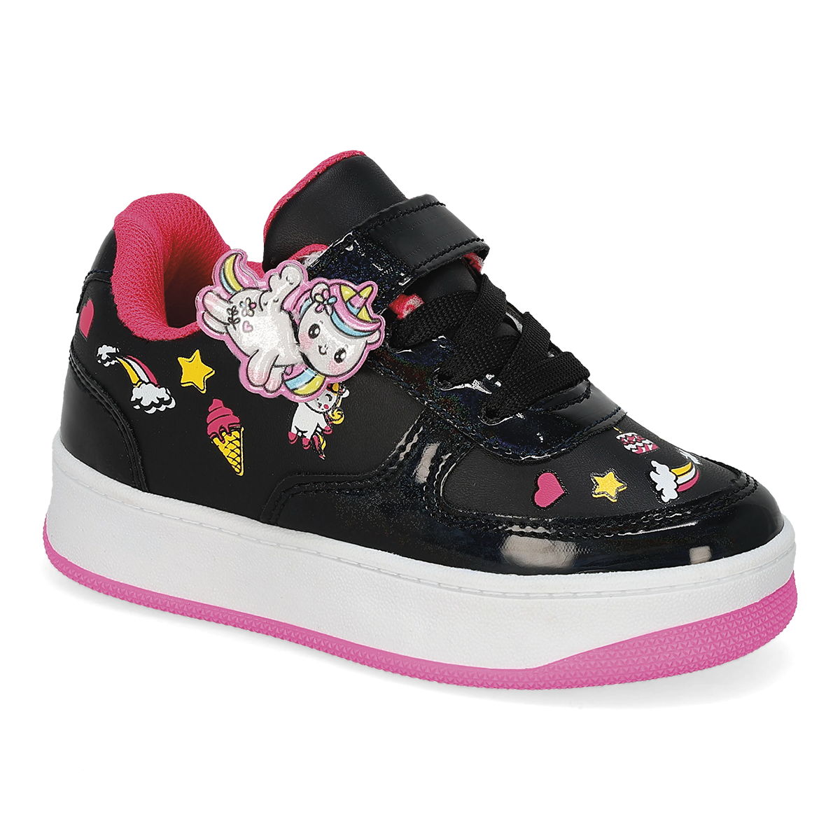 URBANO INFANTIL PLAYKIDS TINO NEGRO/FIUSHA -OUTLET