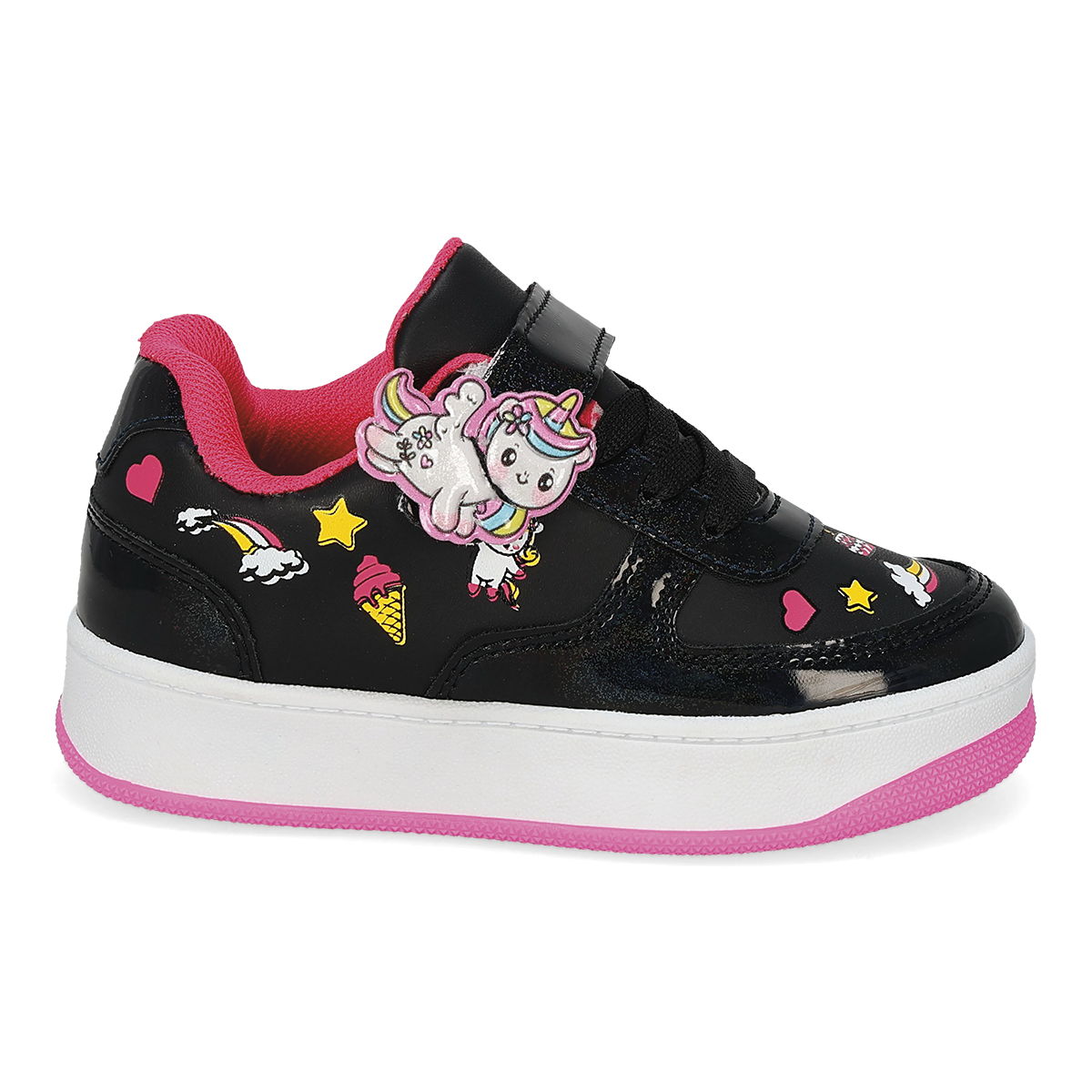 URBANO INFANTIL PLAYKIDS TINO NEGRO/FIUSHA -OUTLET