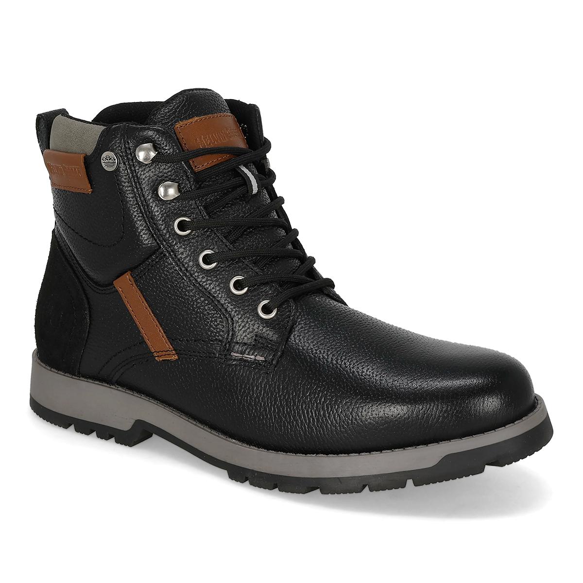 BOTA CASUAL HOMBRE MELVIN GREEN 2003 NEGRO