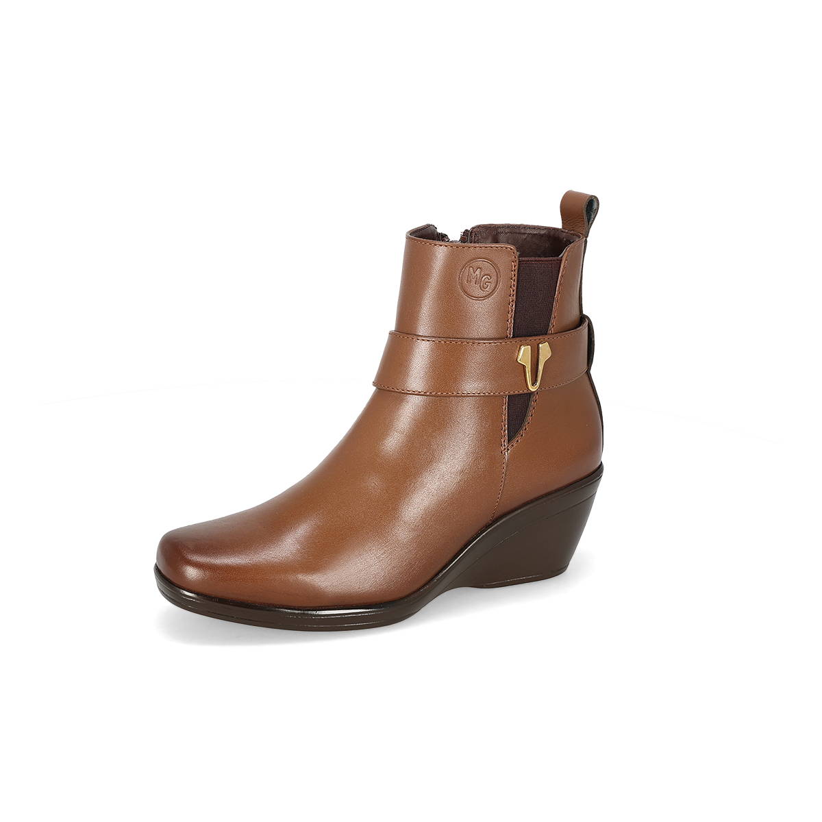 BOTIN CUÑA MUJER MELVIN GREEN 5453 COGÑAC