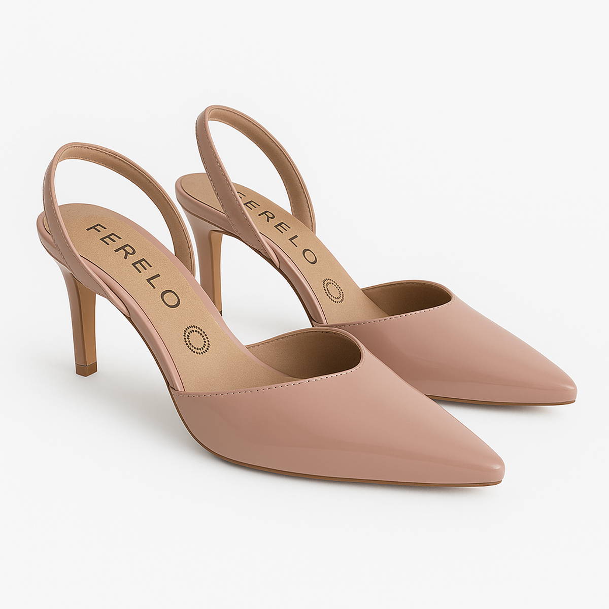 ZAPATILLA TACON BAJO MUJER FERELO 7003-CH NUTTY