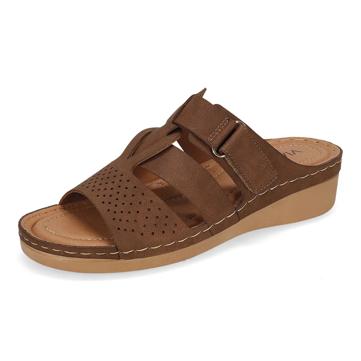 SANDALIA PISO MUJER VIA MODA GAYA CAFE-OFERTA