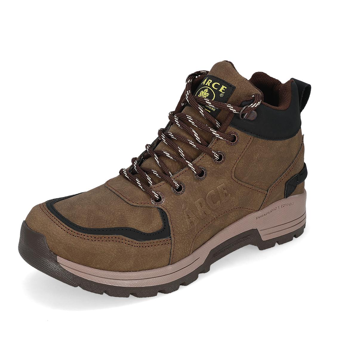 BOTA HIKING HOMBRE ARCE STRONG CAFE CLARO