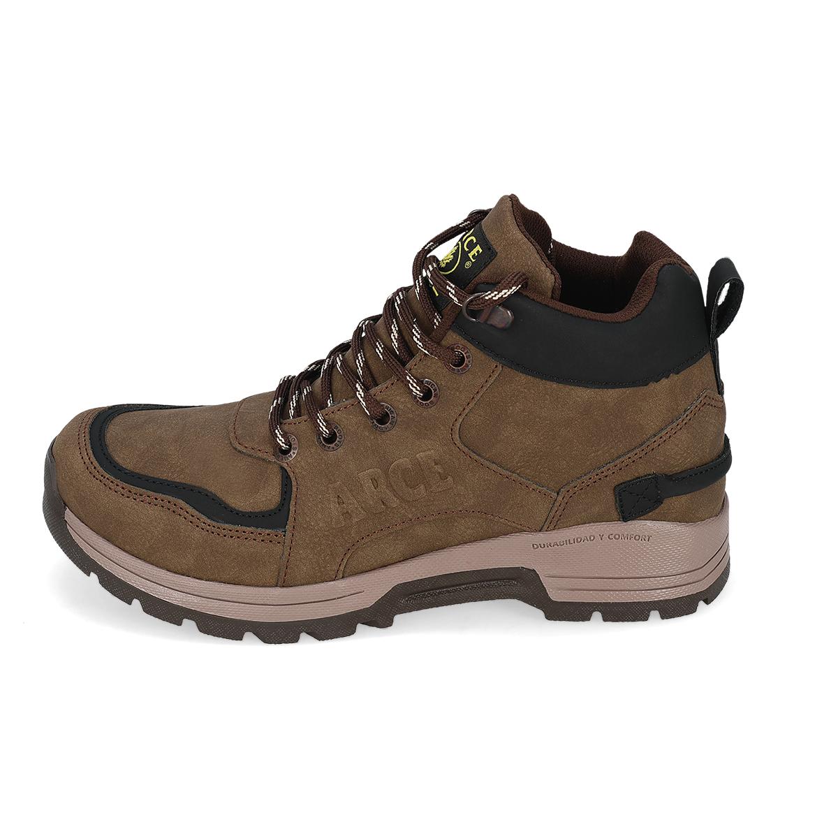 BOTA HIKING HOMBRE ARCE STRONG CAFE CLARO-OFERTA