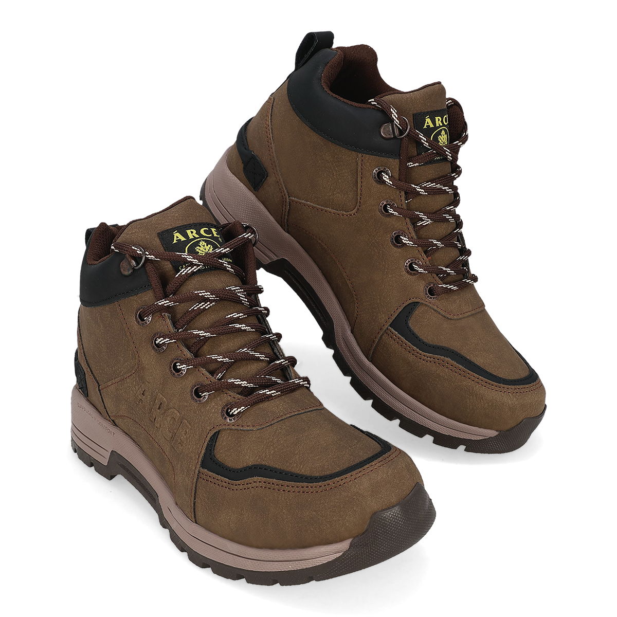 BOTA HIKING HOMBRE ARCE STRONG CAFE CLARO