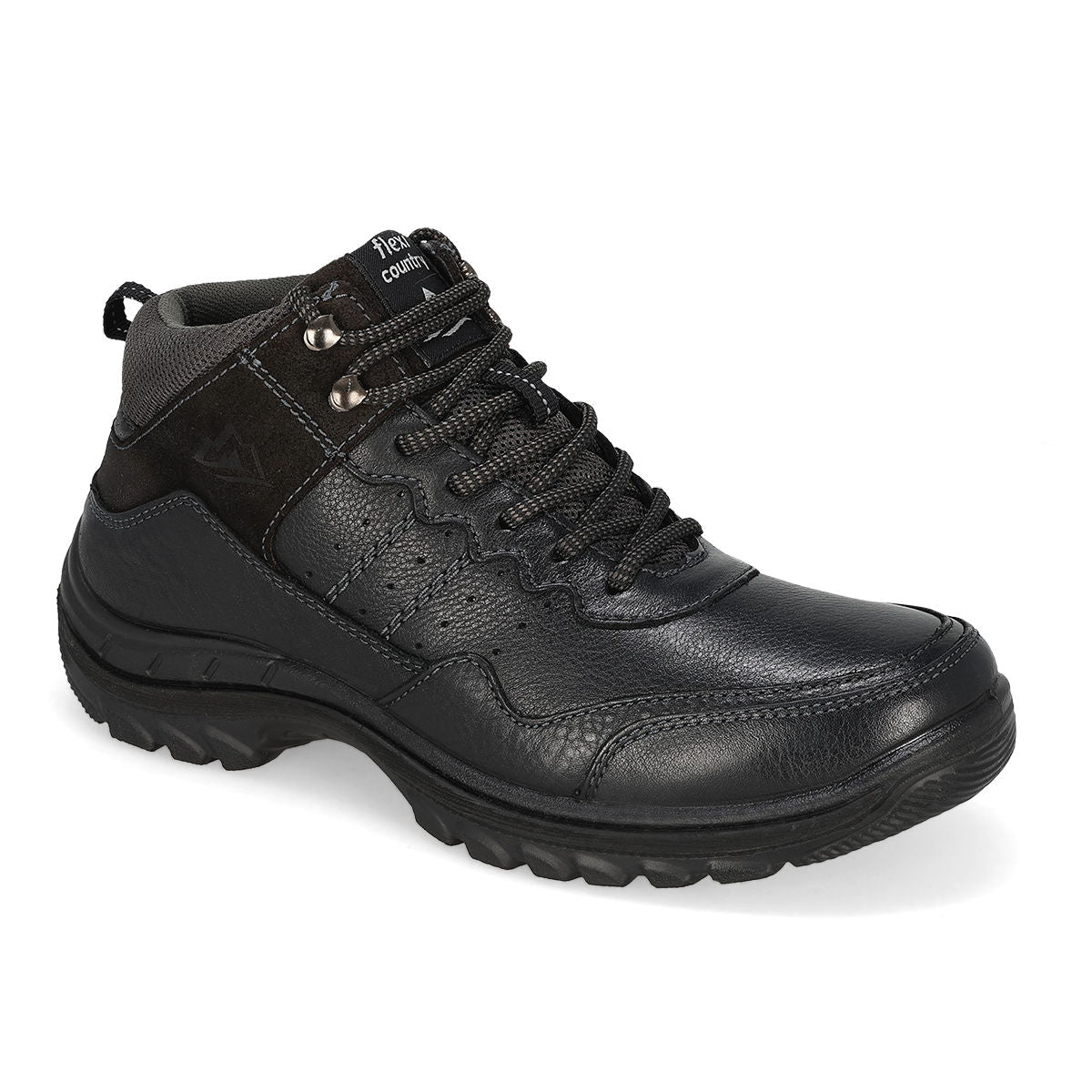 BOTA HIKING HOMBRE FLEXI CABALLERO 66517 NEGRO-OFERTA