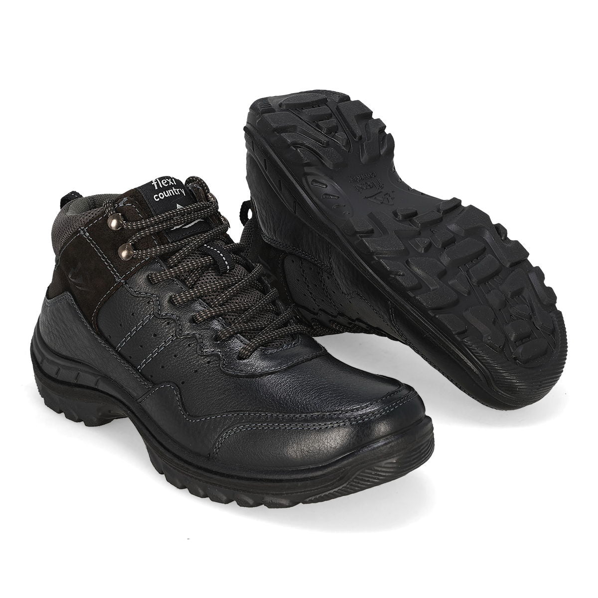 BOTA HIKING HOMBRE FLEXI CABALLERO 66517 NEGRO-OFERTA