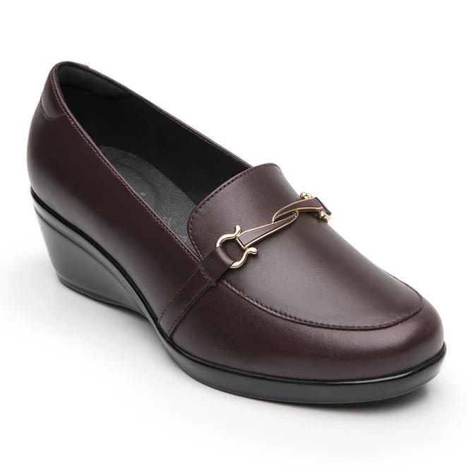 DESCANSO CASUAL MUJER FLEXI DAMA 45233 VINO -OFERTA