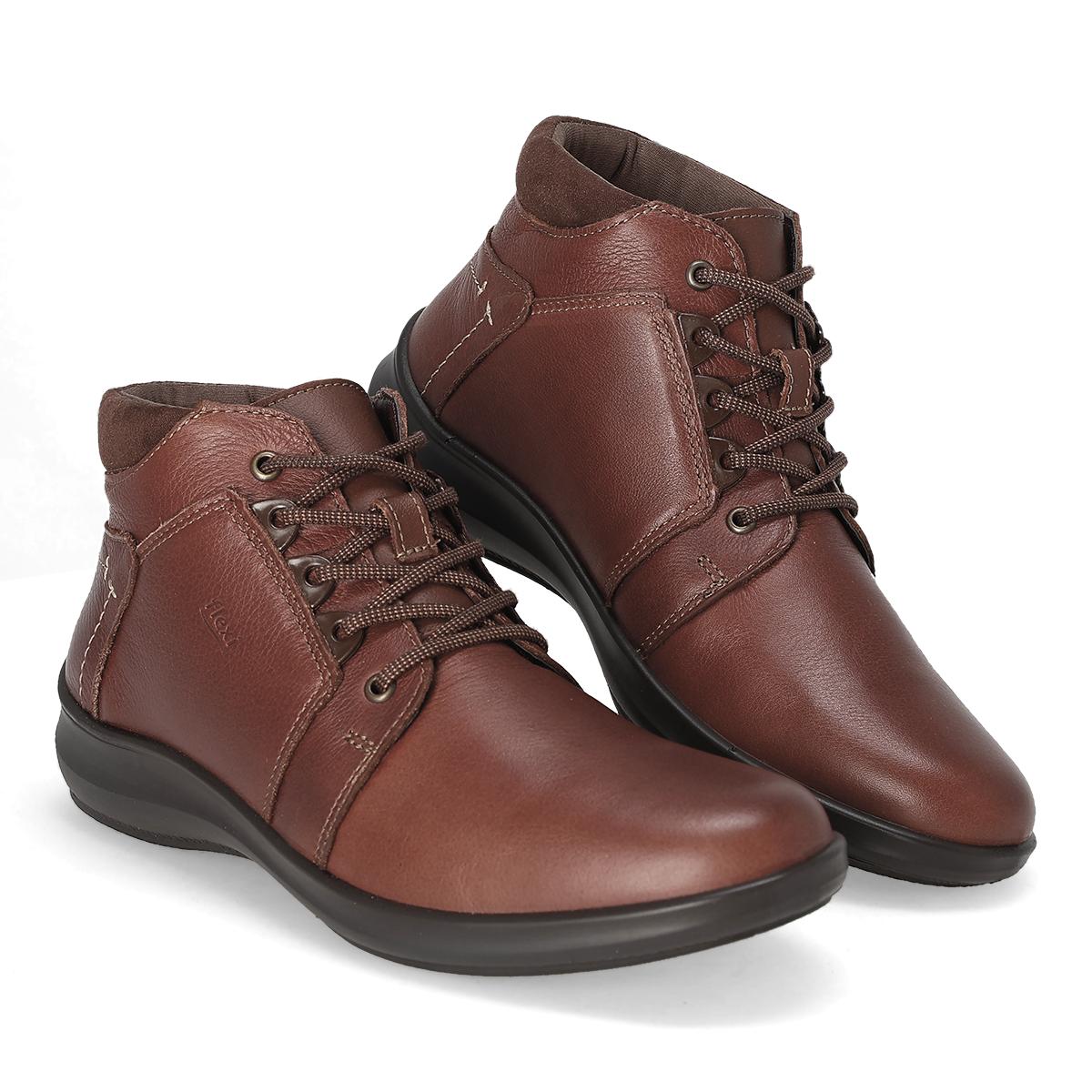 BOTÍN PISO MUJER FLEXI DAMA 25911 CAFE -OFERTA