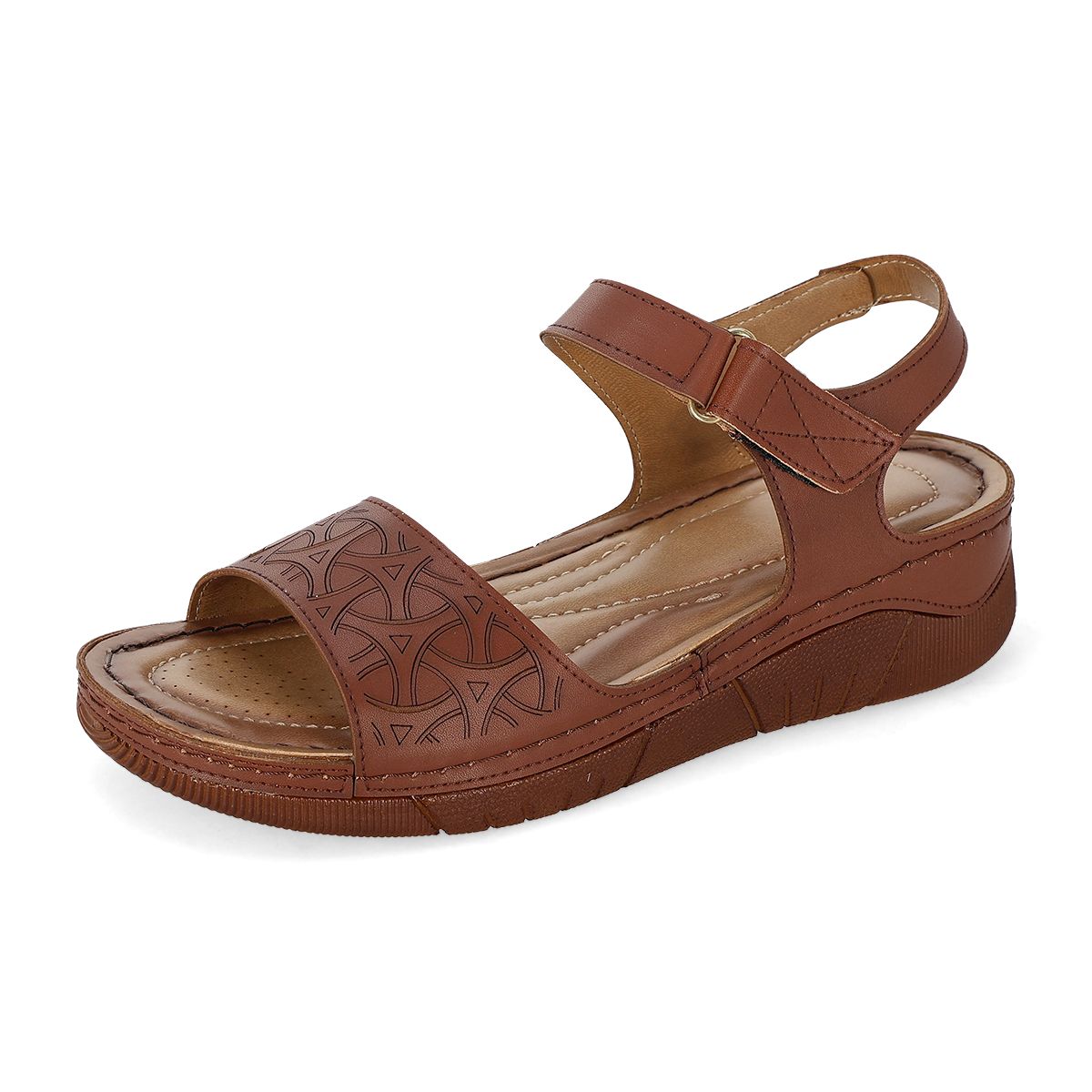 SANDALIA PISO MUJER VANNY'S 5600 TAN-OUTLET