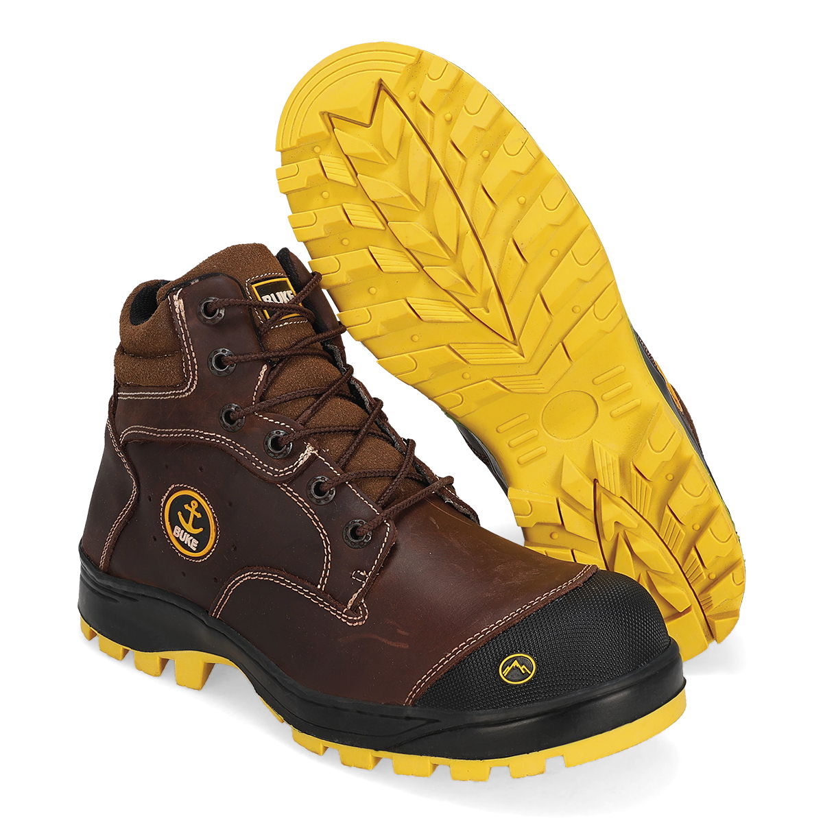 BOTA CASCO DE ACERO HOMBRE BUKE 091 CRAZY CHOCOLATE